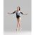 Ballet Rosa Ayala-Blossom long-sleeved, gradient leotard