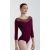 Intermezzo 31662 leotard with tulle inserts, 3/4 sleeves